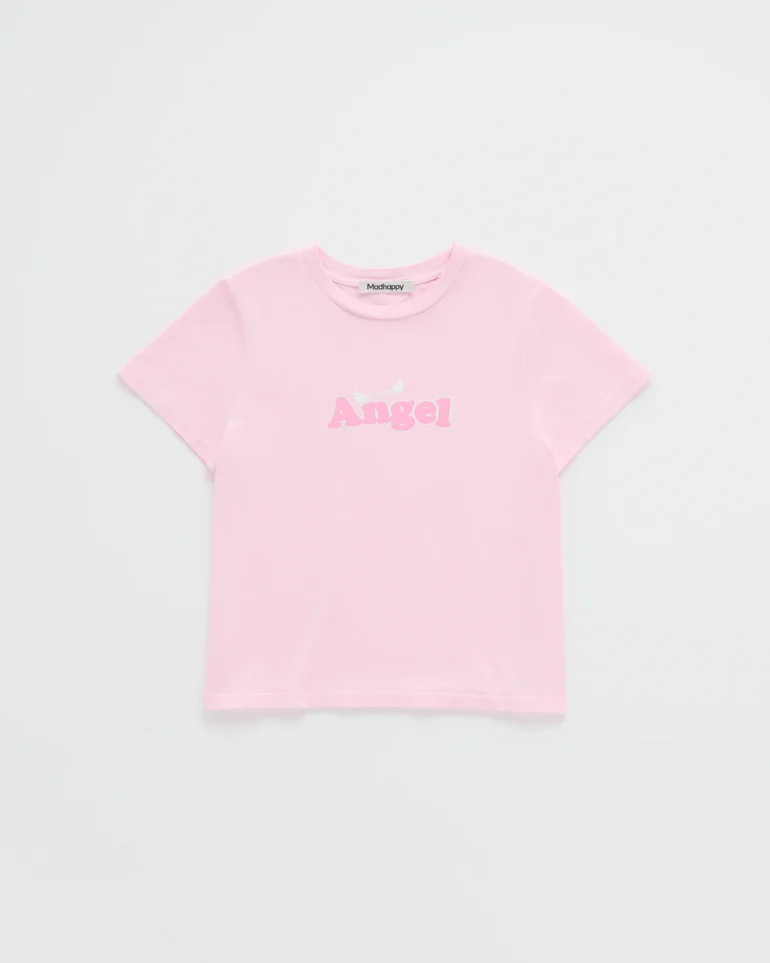 Angel Shrunken Pink T-shirt