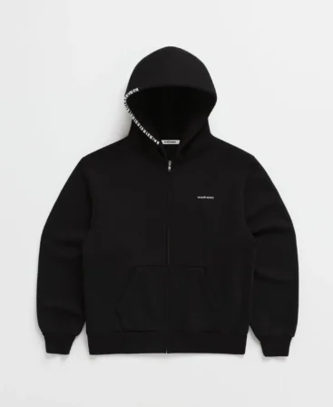 Black Madhappy Classic Fleece Zip Up Hoodie