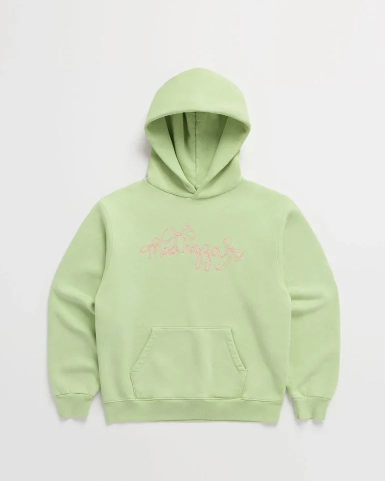 Light Green Madhappy Bow Hoodie