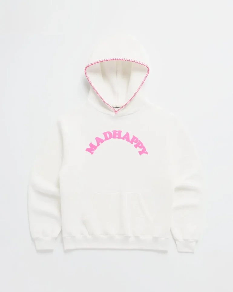 Madhappy Cooper Midweight White Hoodie