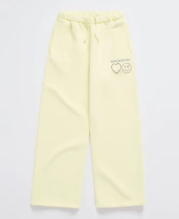 Madhappy Dazzle Fleece Straight Sweatpants Lemon-Ice