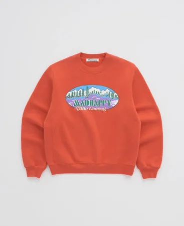 Red Madhappy Great Outdoors Crewneck