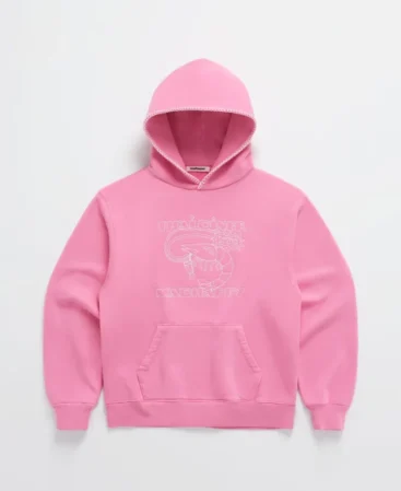 Pink Madhappy Thai Diner Big Shrimp Hoodie